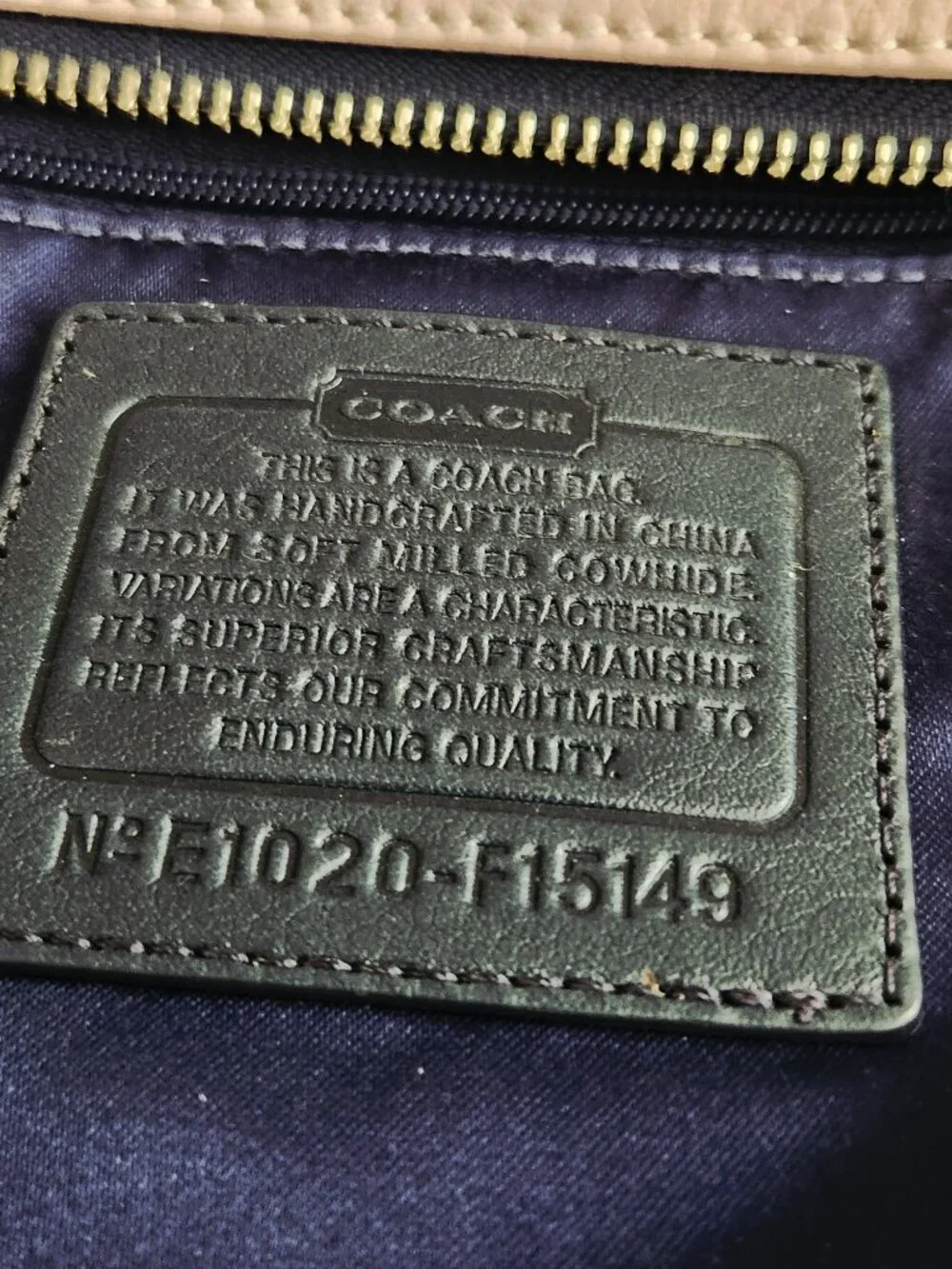 Euc Coach Laura Y2k Leather Spectator Shoulder Bag Purse